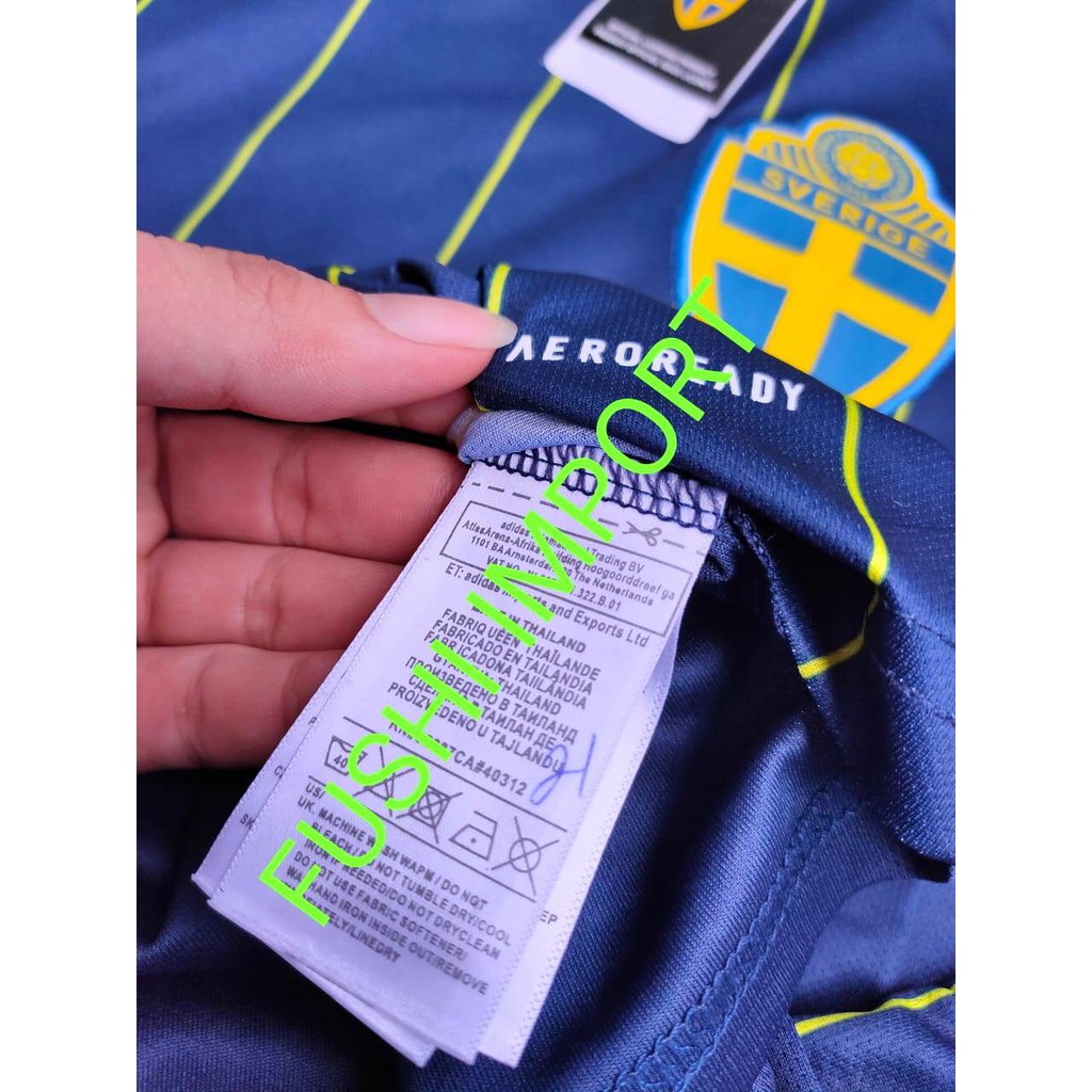 HQ JERSEY BOLA SWEDIA AWAY 2021 EURO SWEDEN GO HIGH QUALITY