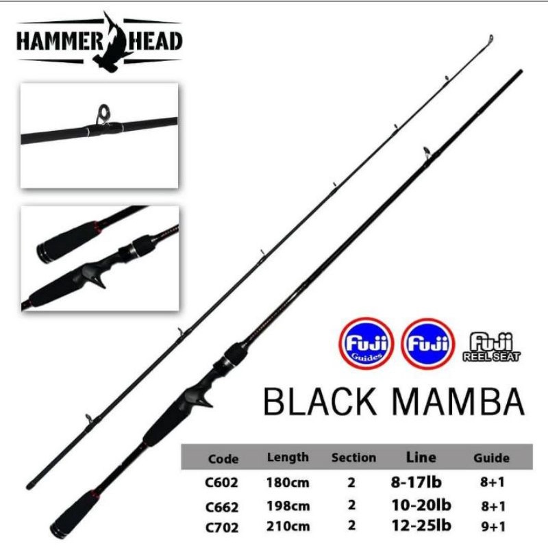 joran bc black mamba c602/ black mamba / hammer head