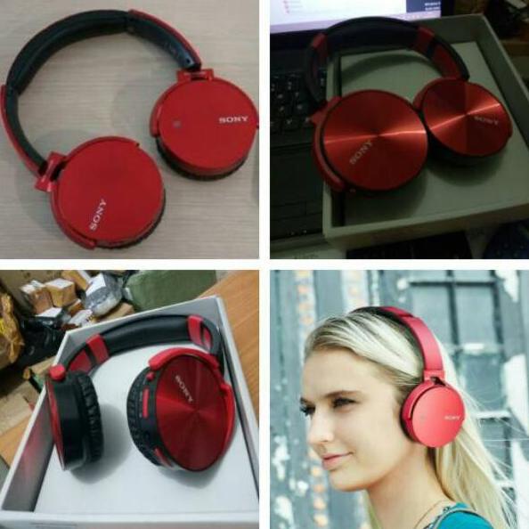 Headphone Wireless Sony Extra Bass / Headset Bluetooth Sony Mega Bass / Headset Sony Tanpa Kabel