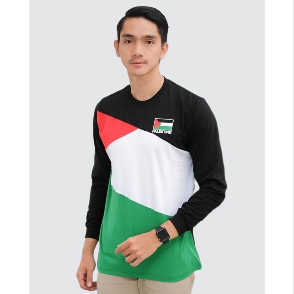[PREMIUM QUALITY] Kaos Dakwah|Kaos Distro Islami|Baju Dakwah Pria|Pakaian Pria|Baju Islami-By Annaml-Palestina 02
