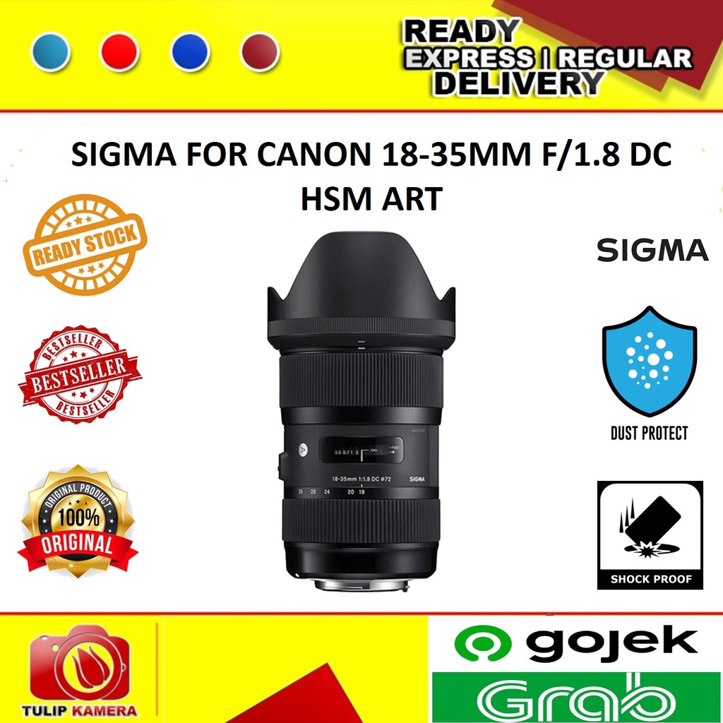 SIGMA FOR CANON 18-35MM F/1.8 DC HSM ART