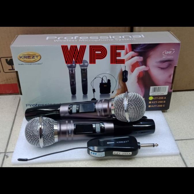 mic wireless krezt kzt 298a original kzt298a