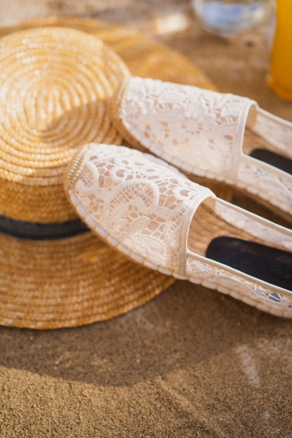 Cipka Espadrilles - White