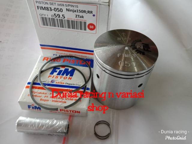 Piston FIM Ninja R Ninja RR Pin 15 ada ukuran standar 25 50 75 100 125 150 200 250 300 350 400