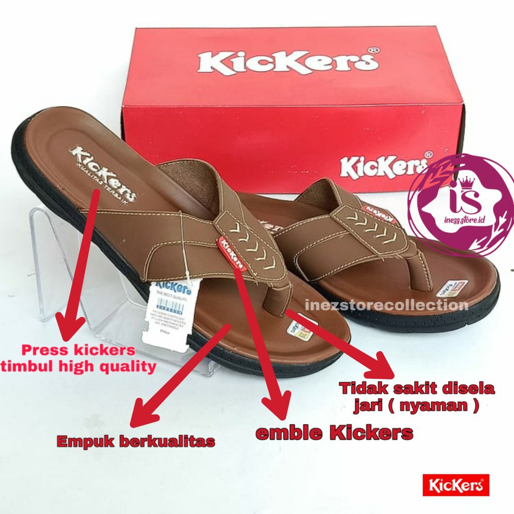 SANDAL PRIA KICKERS SANTAI BERKUALITAS KODE GT1 MURAH HARGA GROSIR