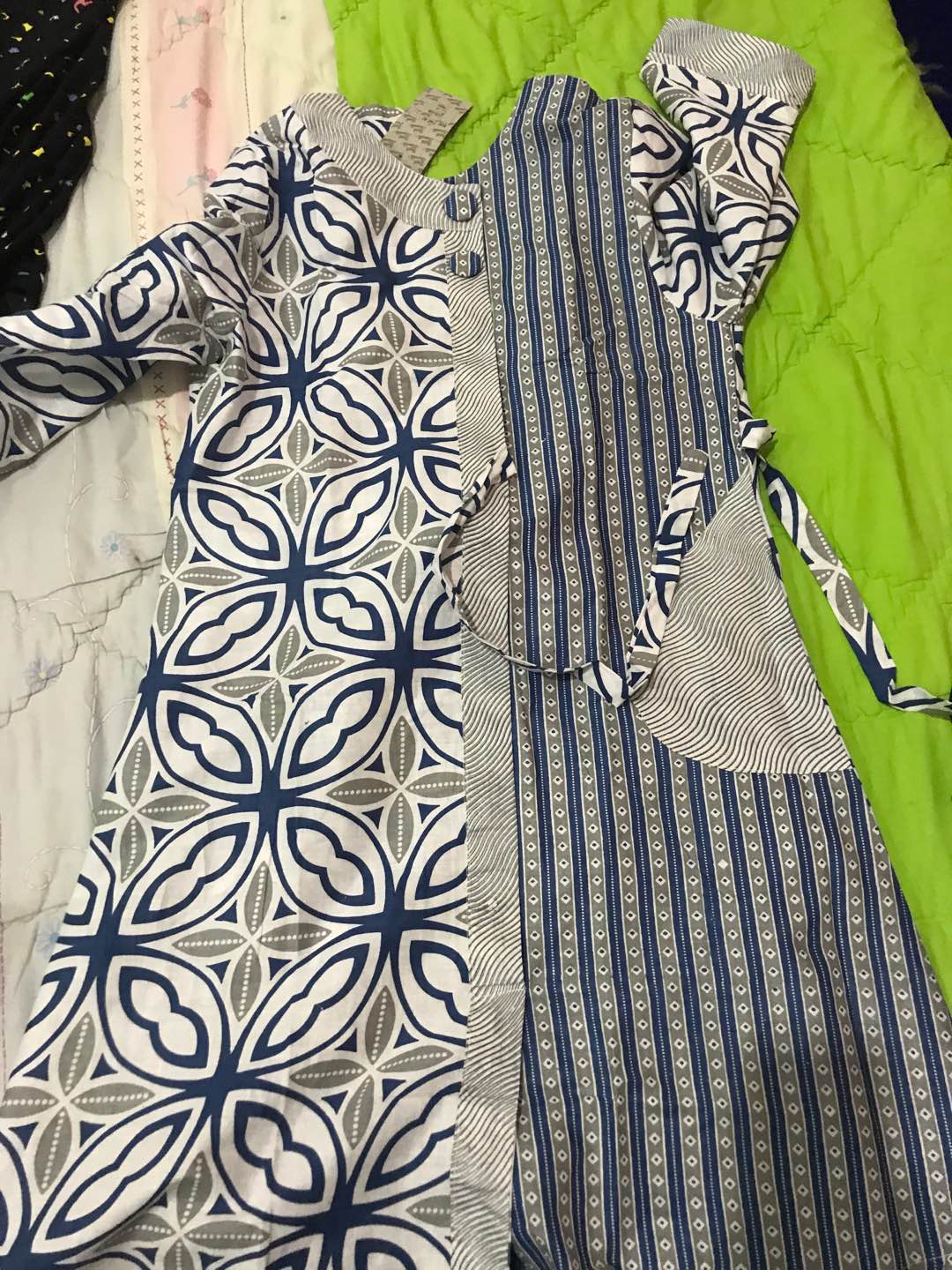 Tey-17 Batik Wanita Asj Sa Hrb026 Kenongo Kemeja Tosca Pendek