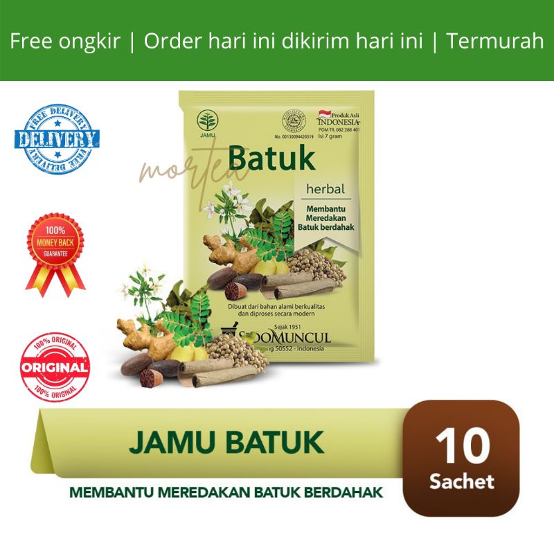 

SIDO MUNCUL JAMU SERBUK BATUK BERDAHAK 10's HERBAL - UNTUK MENGATASI BATUK BERDAHAK ORIGINAL TERMURAH