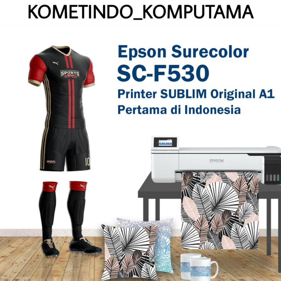 Epson SureColor SC-F530 Desktop Dye-Sublimation Textile Printer 4 Warna F530