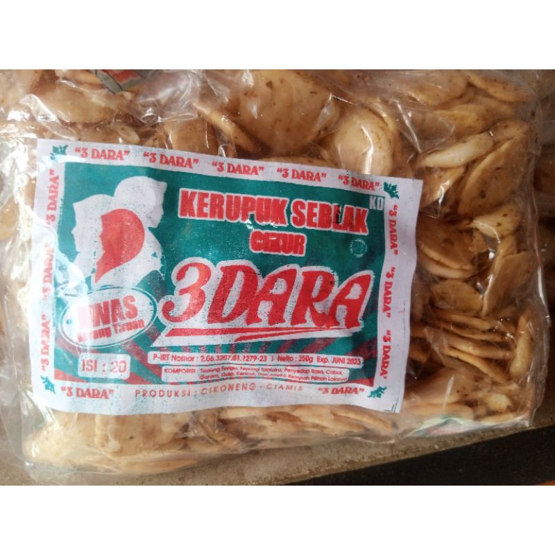 Kerupuk seblak cikur dan Seblak balado 3 Dara