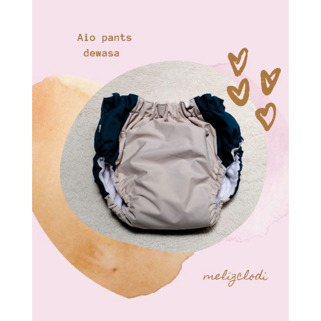 CLODI DEWASA LANSIA POPOK CUCI ULANG LANSIA PEMPES DEWASA POPOK KAIN LANSIA BB 70-100 Kg.