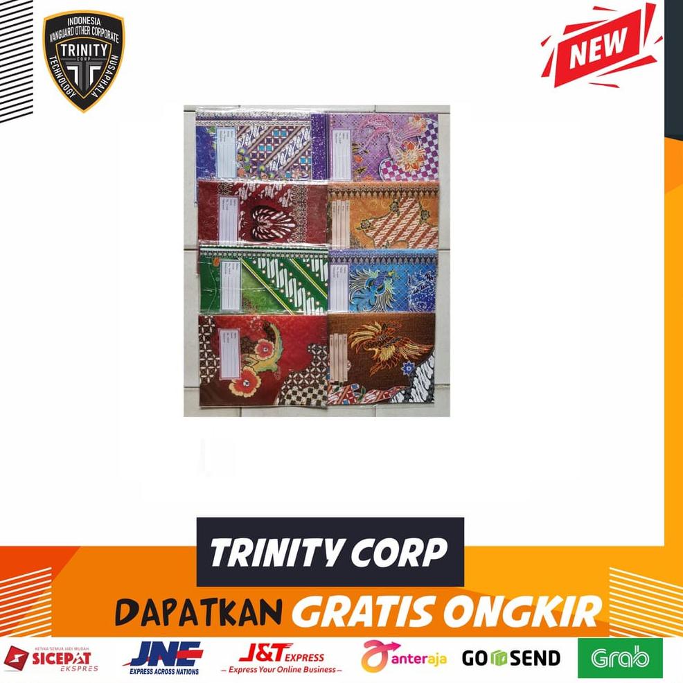 

(Y1R6) SAMPUL BUKU COKLAT BATIK //Paling@murah