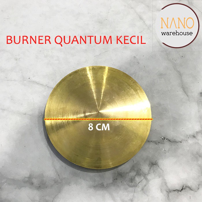 Burner Kuningan Kompor Gas Quantum Ukuran Kecil 8 cm