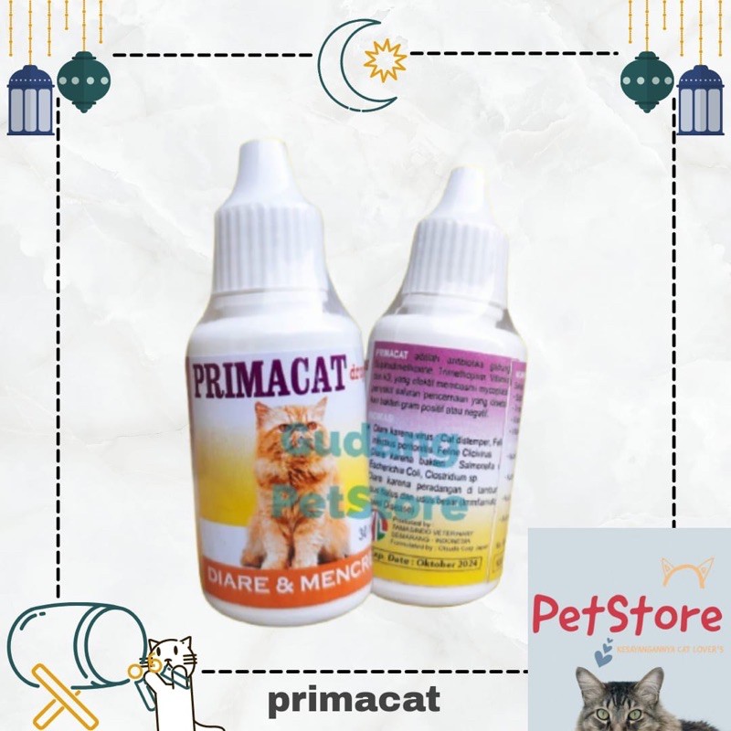 PRIMACAT Drop Obat Diare dan Mencret KUCING