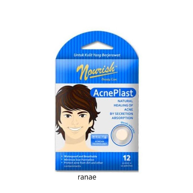 NOURISH BEAUTY CARE ACNE PLAST FOR BOY - PLASTER PENUTUP JERAWAT