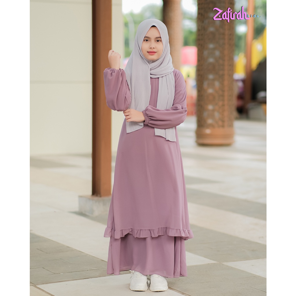 CR    Gamis Malaysia Anak Terbaru Ori Zafirah Kids