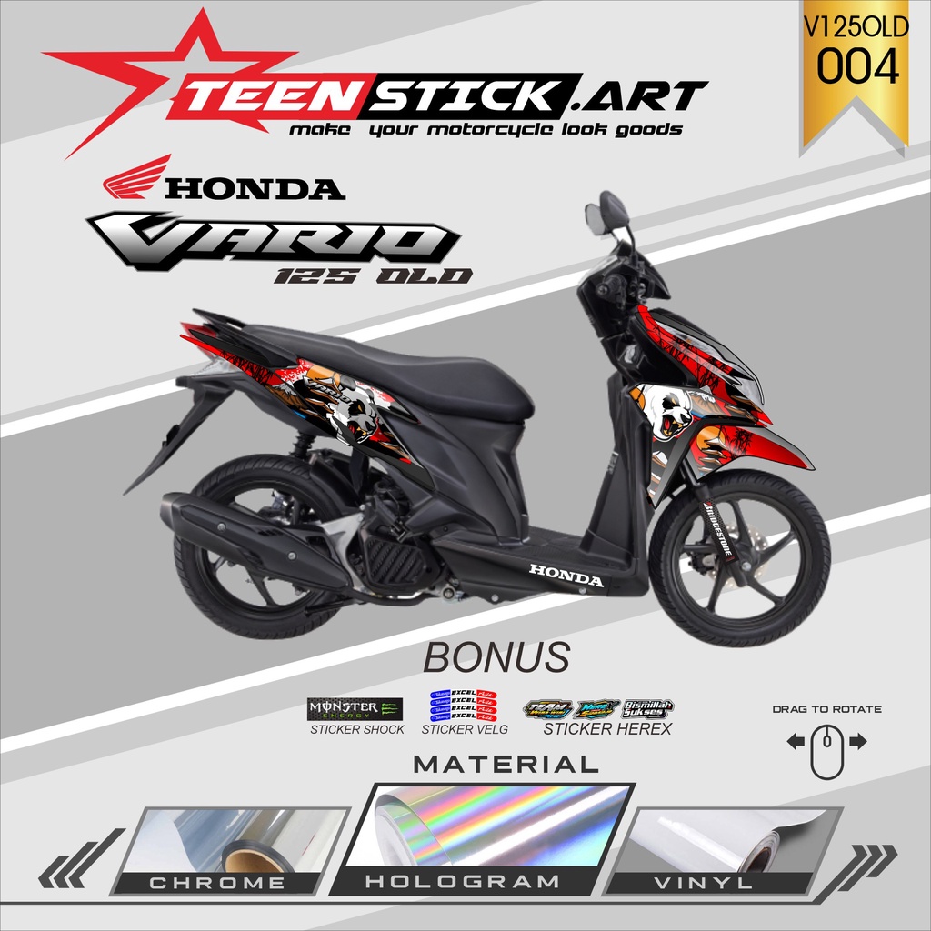 Striping VARIO 125 OLD - Striping list Variasi HONDA VARIO 125 OLD Racing Terbaru 004