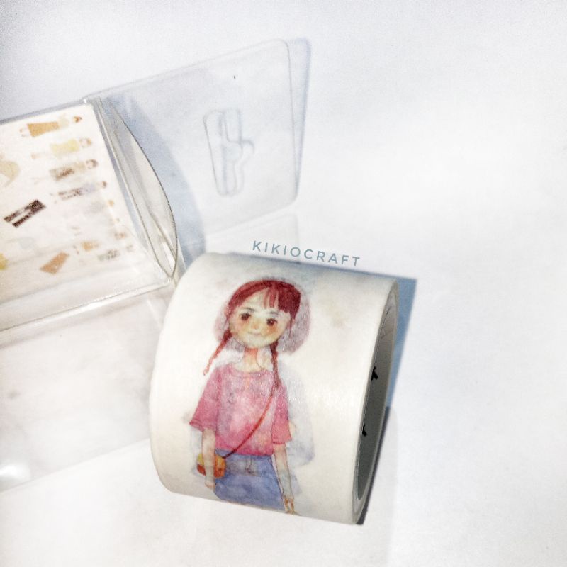 

Deco Tape Motif Girlish - Romance Girl Masking Tape