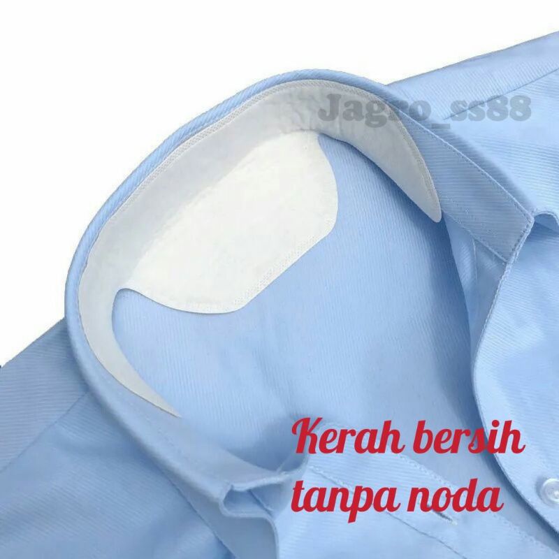 pembalut kemeja atau kerah baju agar tidak kotor