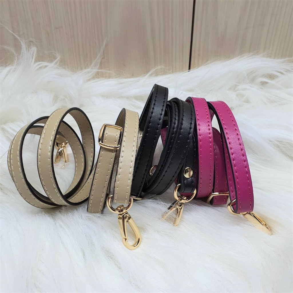 bagstrap fashion slim 1,2cm adjustable Leather tas tali panjang strap tas andrea