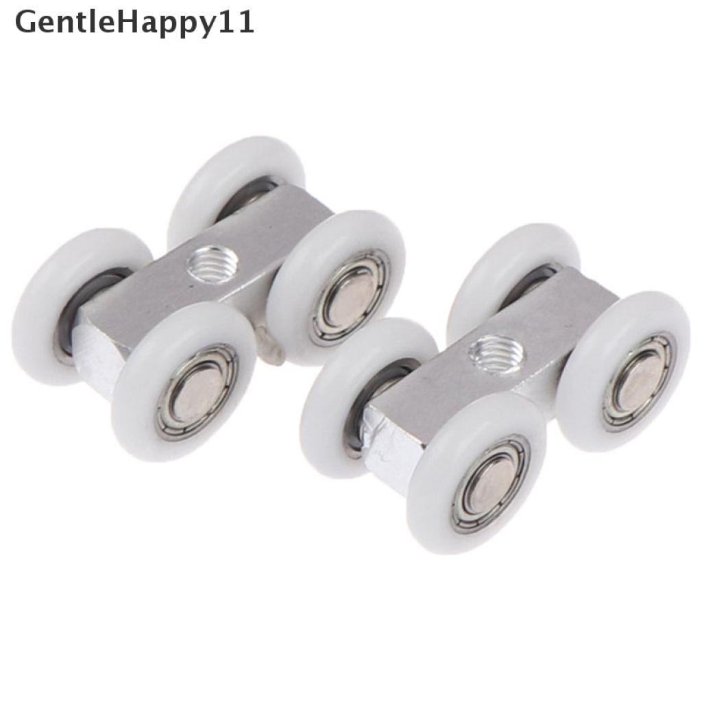 Gentlehappy Roda Pintu Geser 21MM Untuk Kamar Mandi / Lemari Pakaian