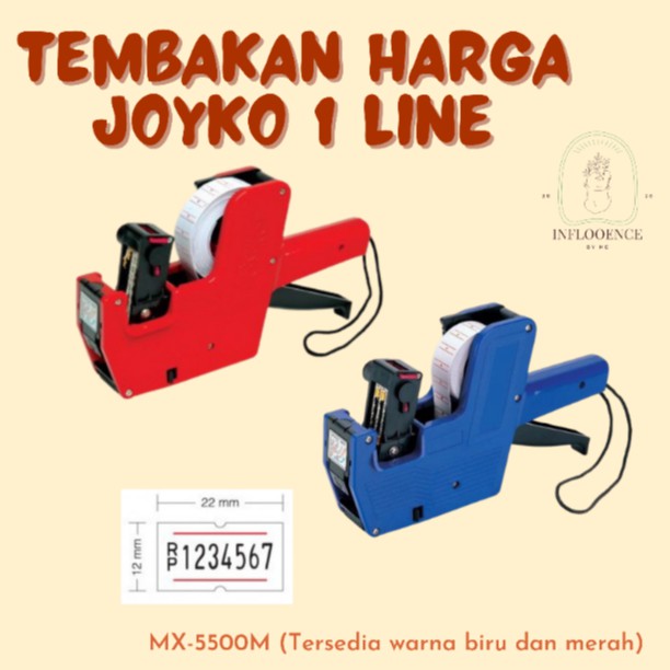 

Tembakan harga (Labeller) Merk Joyko 1 line