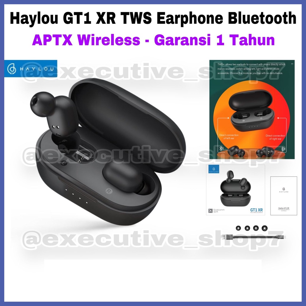 Haylou GT1 XR - GT1XR TWS Earphone Bluetooth - APTX Wireless