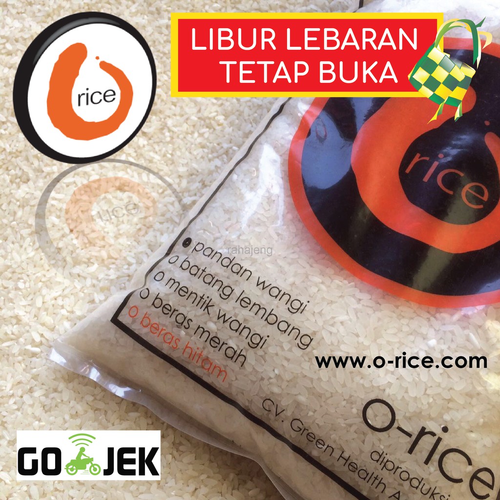 

Beras Pandan Wangi Organik O-Rice