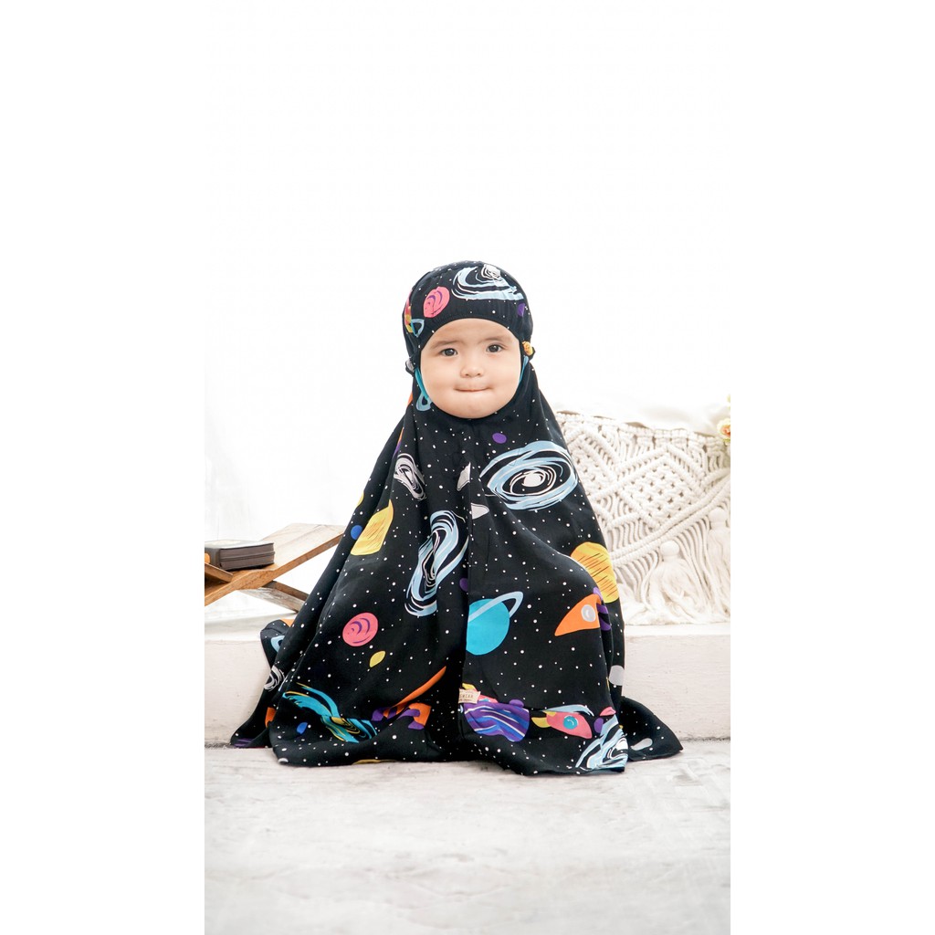 MUKENA MECCA PRAYER SET RAYON PREMIUM BY BBCKIDSWEAR