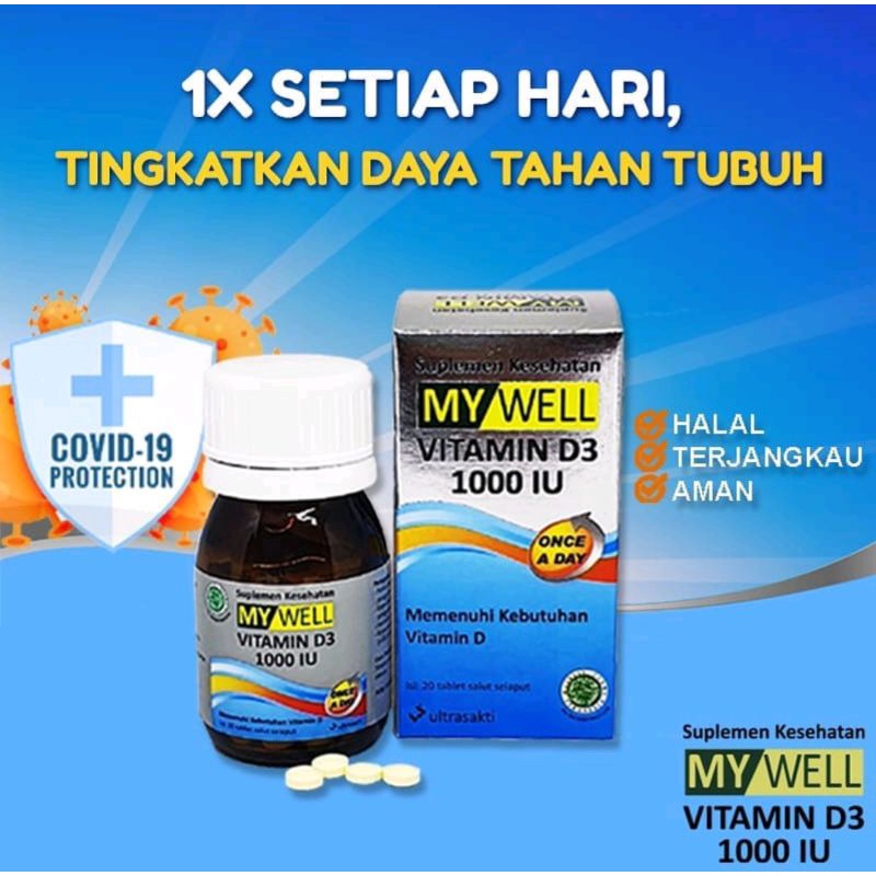 my well vitamin D3 1000iu