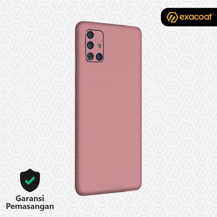 [EXACOAT] Galaxy A51 / A71 3M Skin / Garskin - Blush Pink