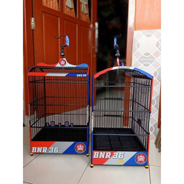 Sangkar burung BNR 36 Pres Cup kotak
