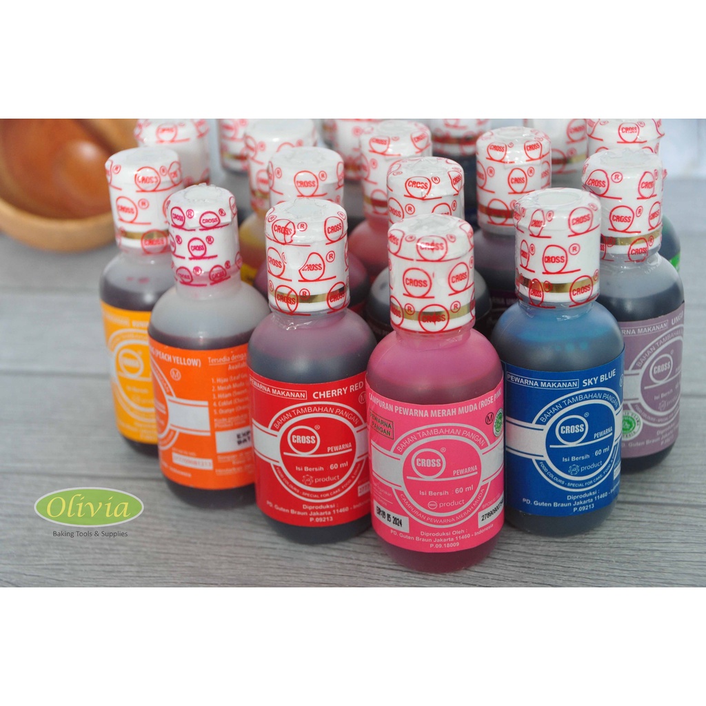 

Pewarna Makanan Cross / Food Colouring Cross 60 ml