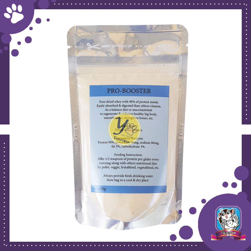 PRO BOOSTER 50gr Nutrisi dan Makanan Sugar Glideri