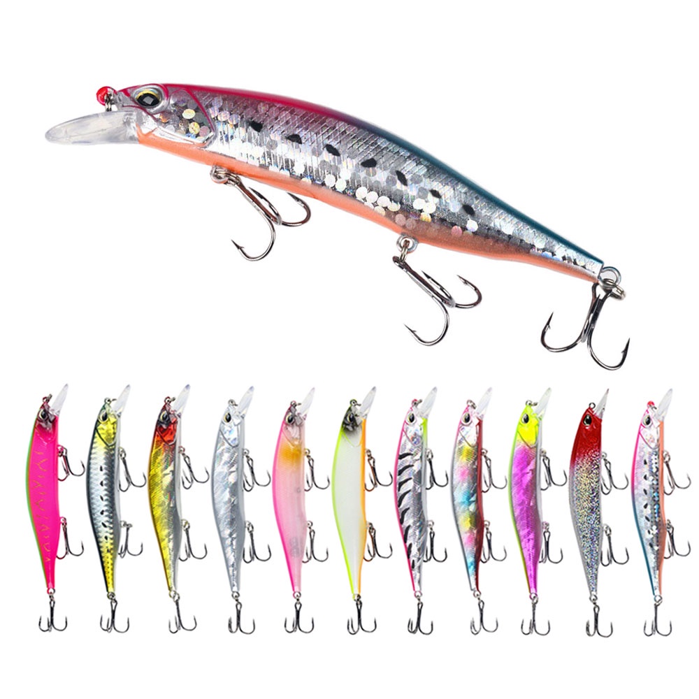 UMPAN PANCING MINNOW 12CM 15G UMPAN CASTING MODEL (MI152) TERSEDIA 11 WARNA