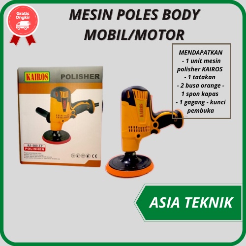 MESIN POLES BODY MOBIL HARGA TERMURAH DAN TERJANGKAU MERK KAIROS