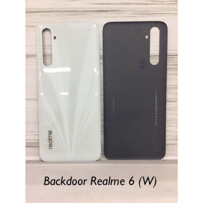 BACKDOOR BACK COVER KESING CASING REALME 6 TUTUP BELAKANG ORIGINAL