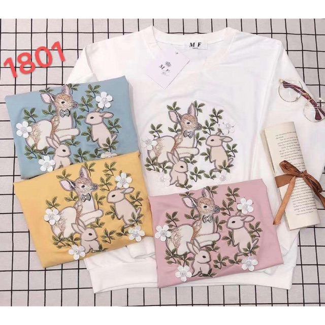 Atasan kaos  import  rabbit termurah dan terbaru  Shopee 