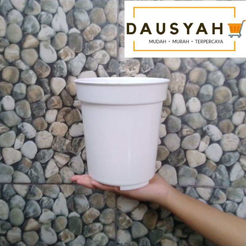 Pot Tinggi SV GBL 18 Putih Hitam