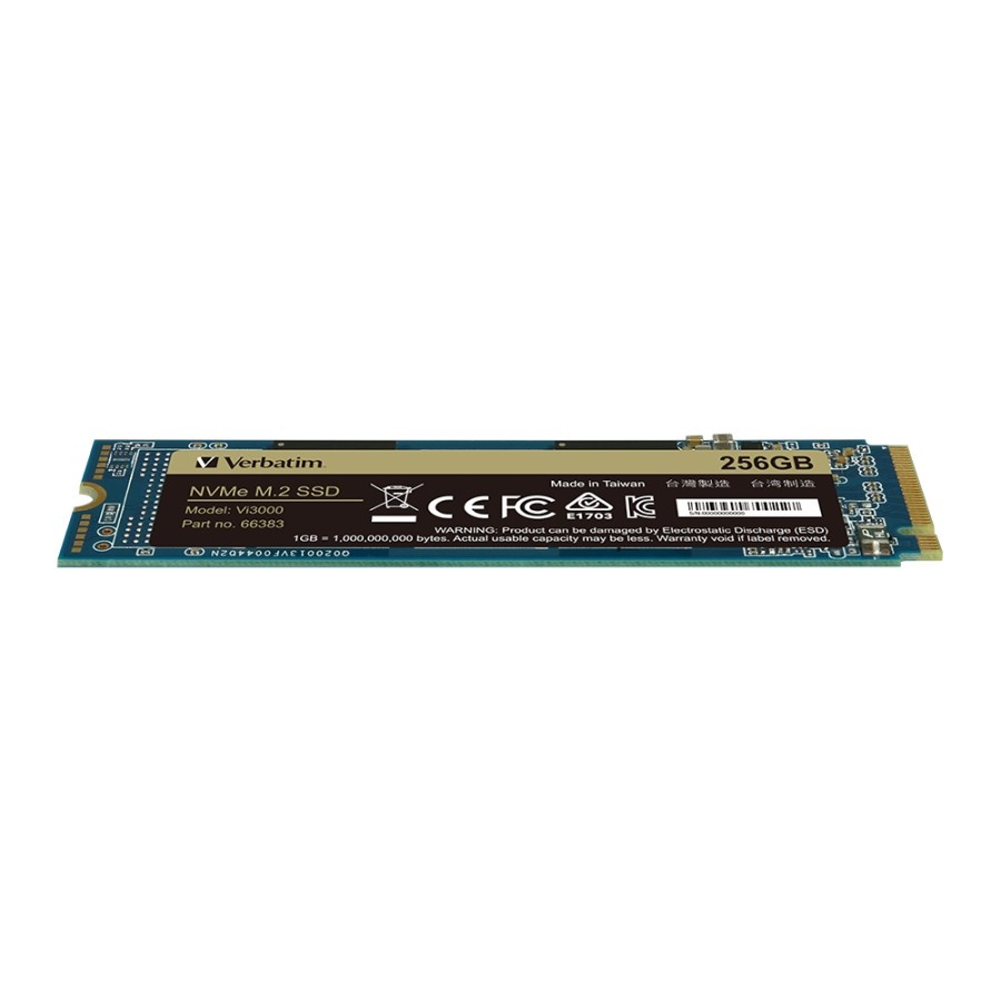 SSD VERBATIM Vi3000 256GB M.2 NVMe- SSD Verbatim 256GB Vi3000 NVMe M.2