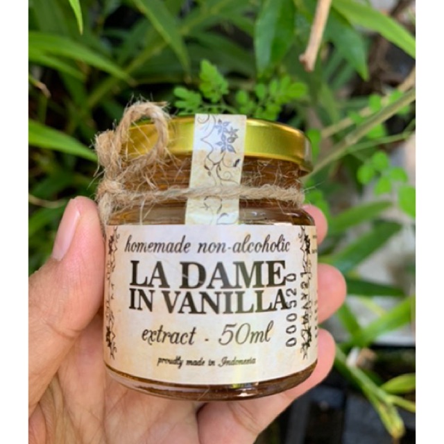

La Dame vanilla extract 50 ml (non alkohol-halal MUI)