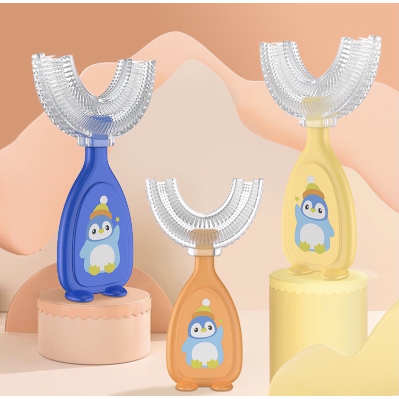 Sikat gigi U SIKAT GIGI silikon bayi anak bentuk U | tooth brush baby silicon type U 360° sikat gigi anak sikat U SIKAT GIGI ORAL ANAK S / Sikat Gigi Bentuk U Bahan Silikon Untuk Anak Bayi S untuk 2-6 tahun