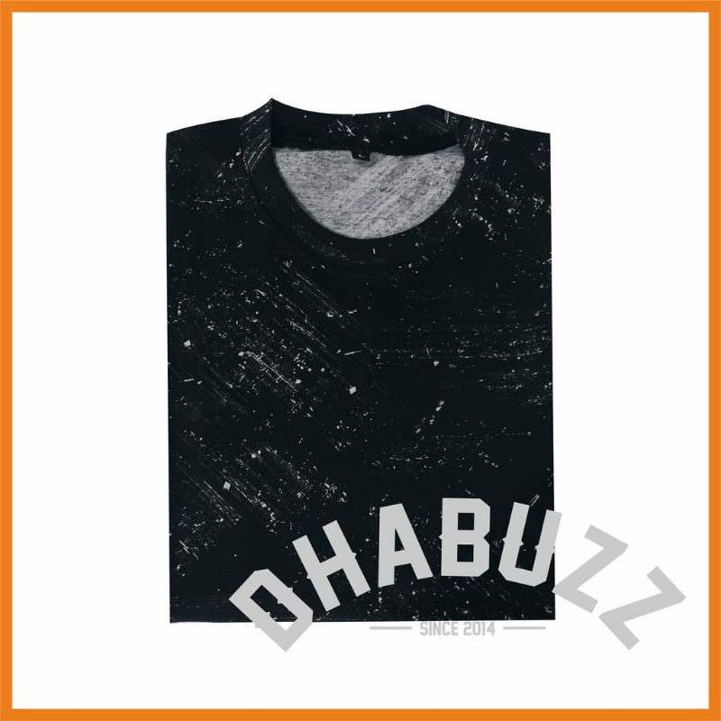 Dhabuzz kaos motif t-shirt tie dye asteroid cotton combad