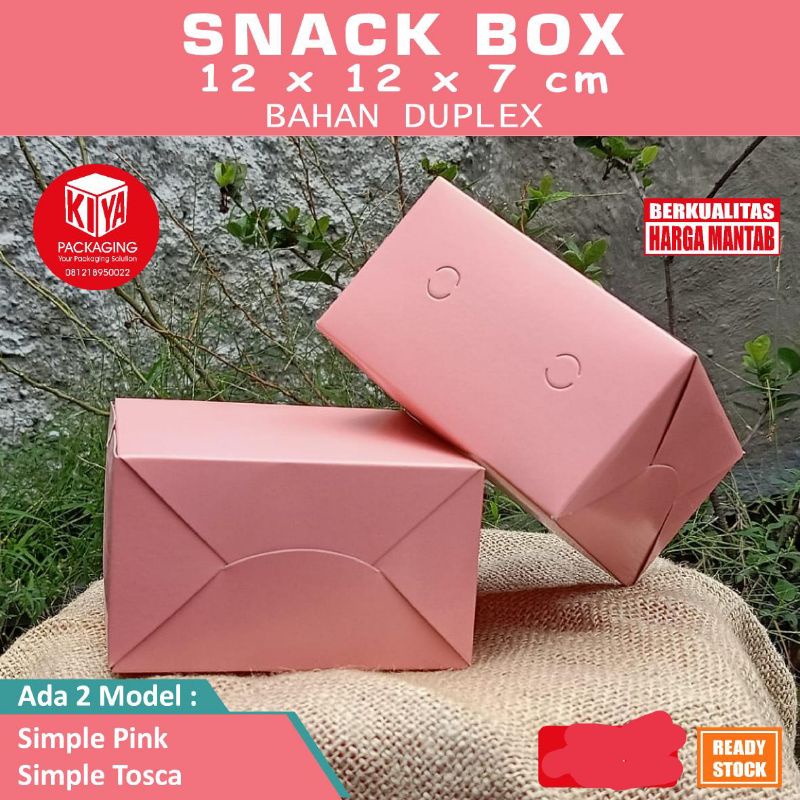 

snack box Eceran 12x12x7 S danM , isi 10pcs