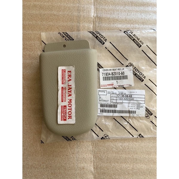 cover tutup reklening jok tengah kiri avanza xenia lama original