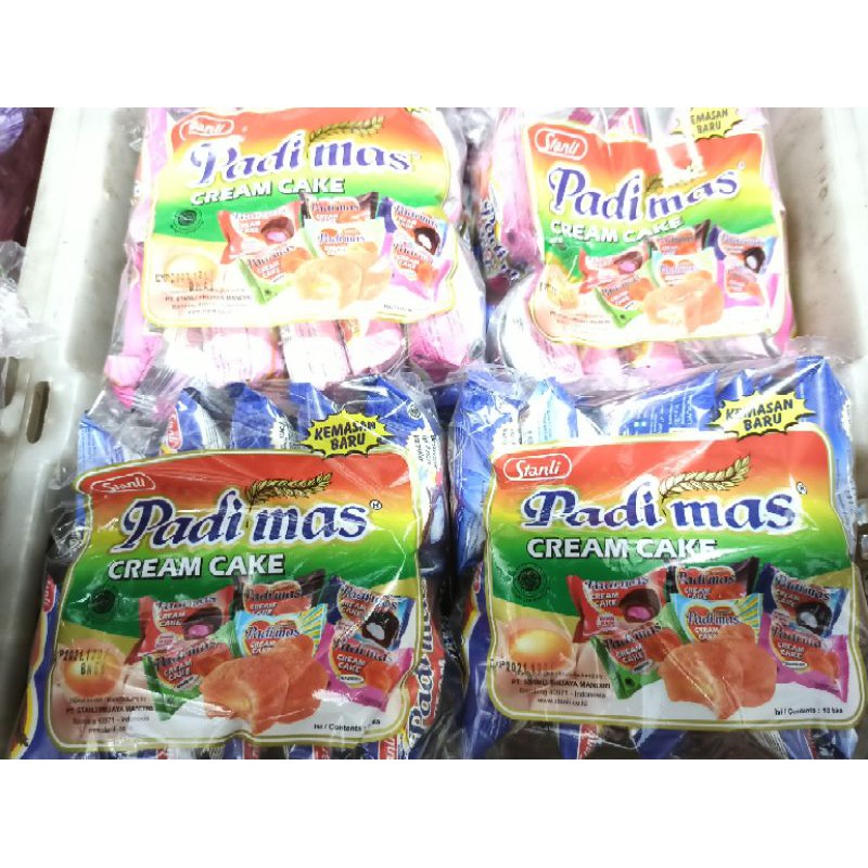 

BOLU PADIMAS PACK COKELAT, STRAWBERRY, PANDAN, BROWNIES, MIX