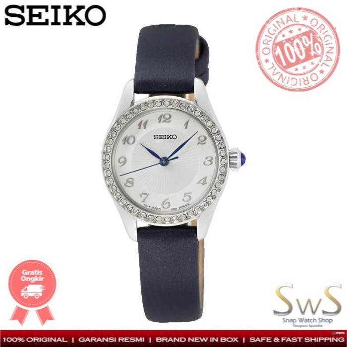 Jam Tangan Wanita Seiko SUR385P2 Swarovski Original