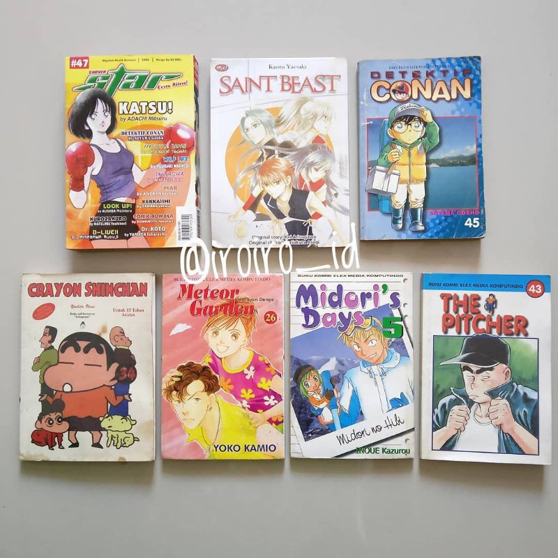 Komik Shonen Star, Saint Beast, Detektif Conan, dll