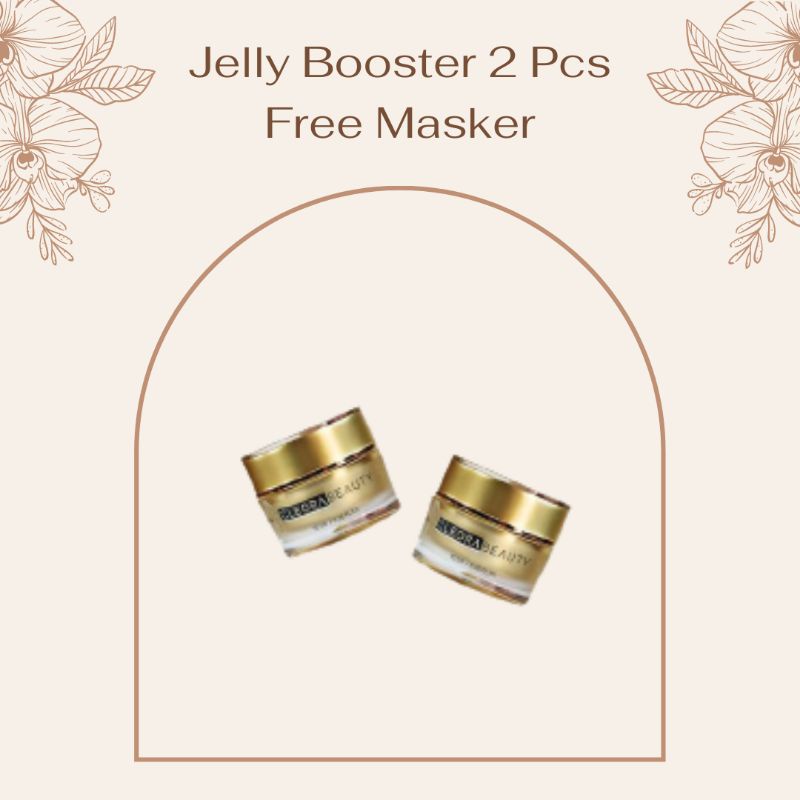 PROMO FREE MASKER 2 PCS CLEORA BEAUTY MEDAN JELLY BOOSTER PEMUTIH & PENCERAH WAJAH