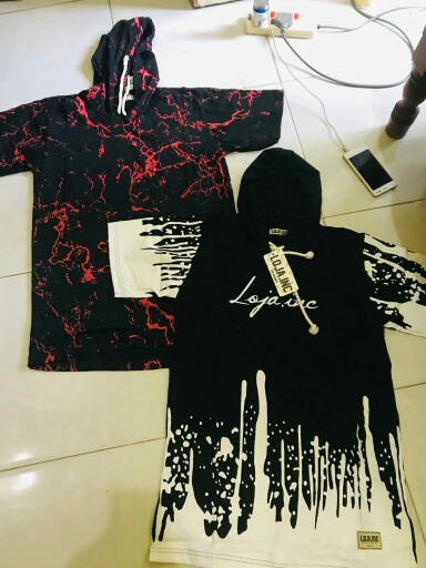 Bayar Di Tempat - Kaos Hoodie Pria Lengan Pendek Kaos Printing Kaos Motif Kaos Kupluk Kaos Surfing