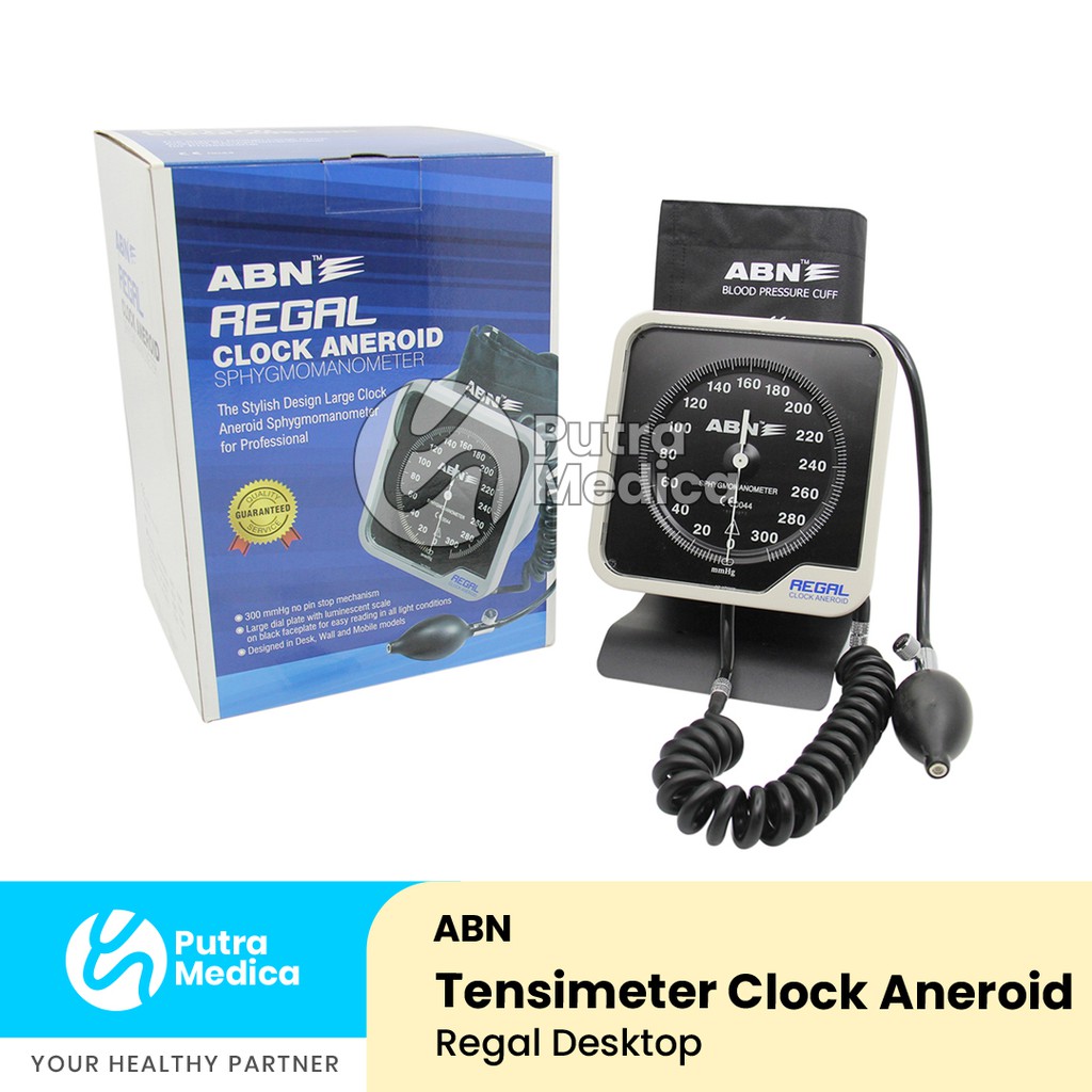 ABN Tensimeter Regal Clock Aneroid Desktop Model / Tensi Jarum Meja / Alat Ukur Tekanan Darah